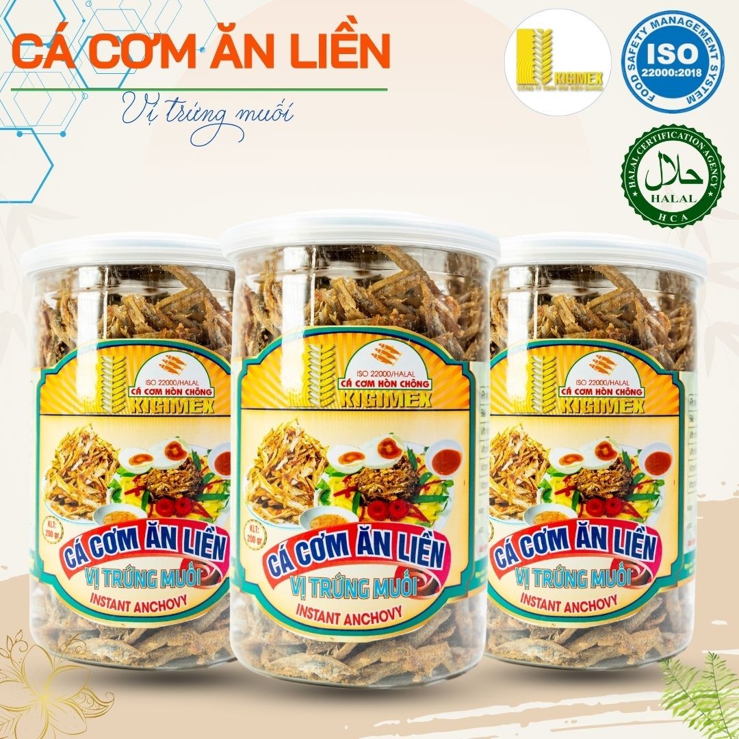 Cá cơm ăn liền - Vị trứng muối